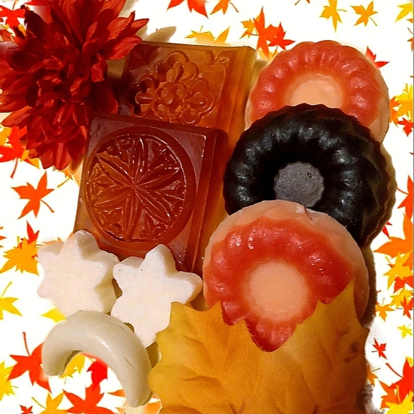 8 BARS VEGAN handmade soap peppermint almond milk - Picture 1 of 3